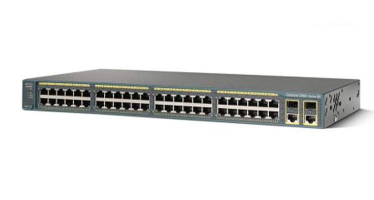 Cisco WS-C2960+48TC-S, Cisco WS-C2960+48TC-S, 48 10/100 + 2 T/SFP LAN Lite