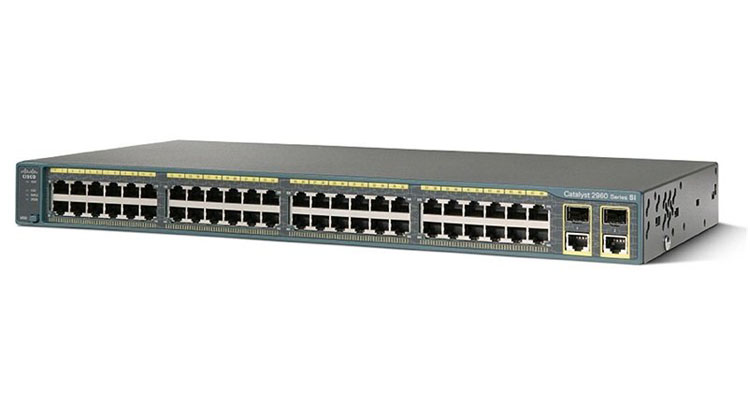 Cisco WS-C2960+48TC-L, Cisco WS-C2960+48TC-L, 48port 10/100 + 2 T/SFP LAN Base