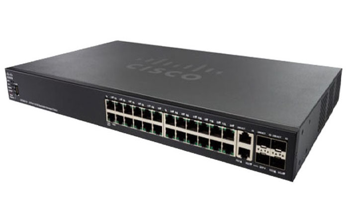 Cisco SG550X-24MP-K9-EU, Cisco SG550X-24MP-K9-EU - Switch Cisco SG550X-24MP 24-port Gigabit PoE Stackable Switch