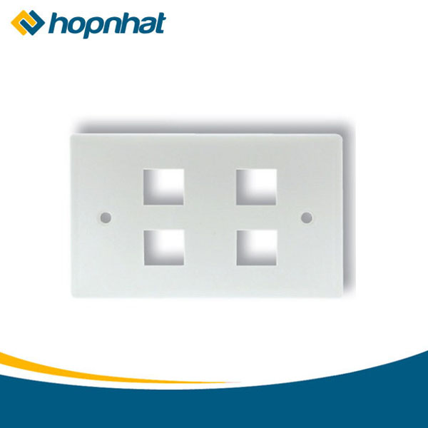 Mặt Wall Plate AMP 4 Port, Wall Plate AMP 4 Port, Mặt Wall Plate AMP 4 Port, Bán Mặt Wall Plate AMP 4 Port