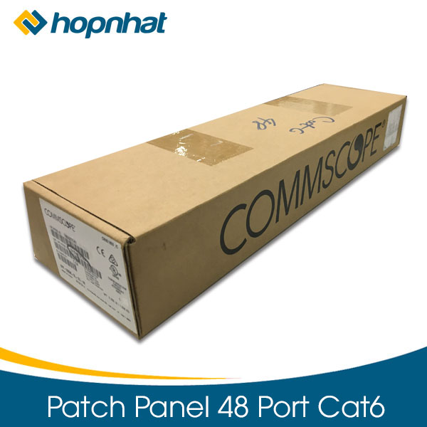 Patch Panel COMMSCOPE 48 Port Cat5e, Patch Panel 48 Port Cat5e COMMSCOPE P/N: 760237041 + 9-1375191-2 giá tốt cho mọi công trình