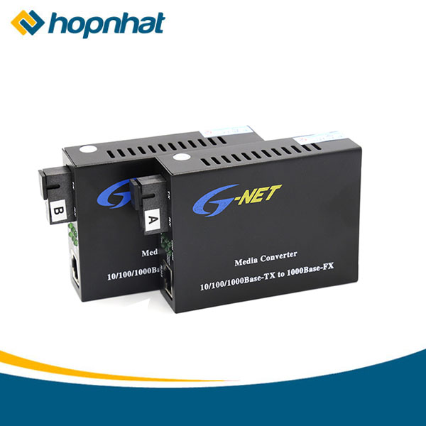 Converter quang G-NET HHD-210G-20A/B, Bộ chuyển đổi quang điện 1 sơi HHD-210G-20A/B GNET