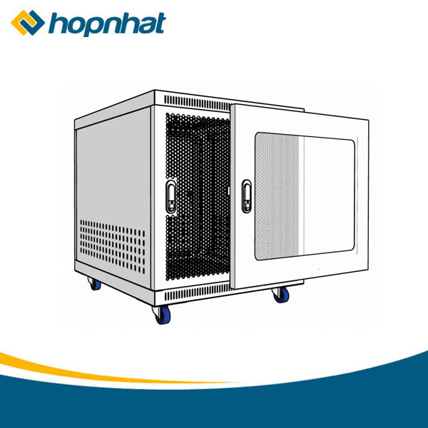 Tủ Rack 10U D500, Tủ mạng 10U D500 mẫu mới hãng UNIRACK, Tủ Rack, Tủ ...