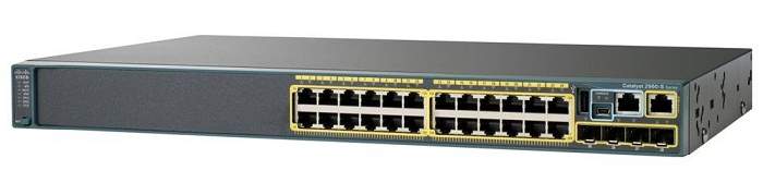 WS-C2960X-24TS-LL Catalyst 2960-X 24 GigE, 2 x 1G SFP, LAN Lite