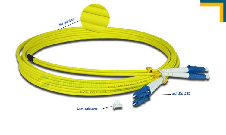 Hình ảnh : Dây nhảy quang Singlemode LC-LC