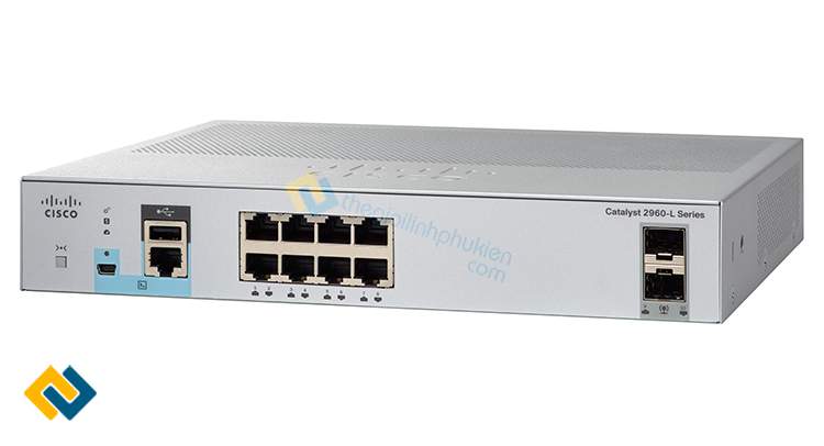 Switch Cisco WS-C2960L-8TS-LL chính hãng
